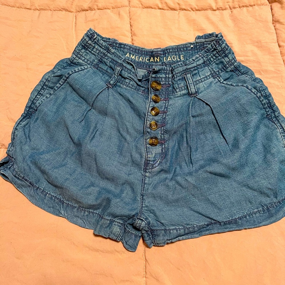 SOFT DENIM AE SHORTS